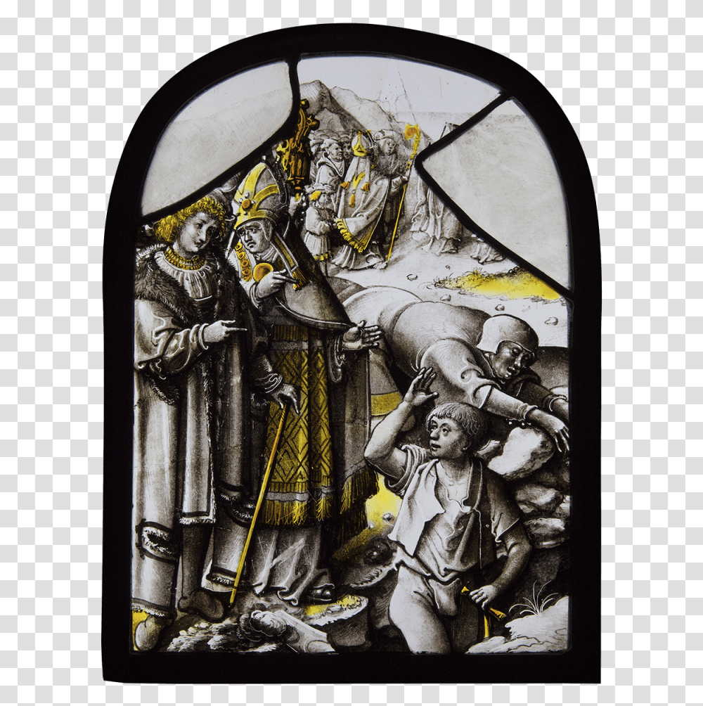 Stained Glass, Person, Human, Painting Transparent Png