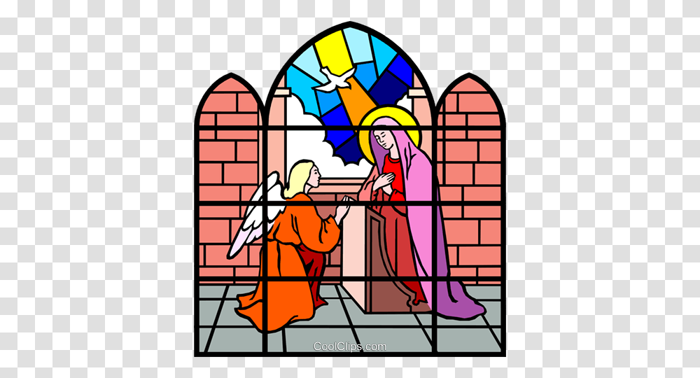Stained Glass Window Royalty Free Vector Clip Art Illustration, Person, Human, Poster, Advertisement Transparent Png