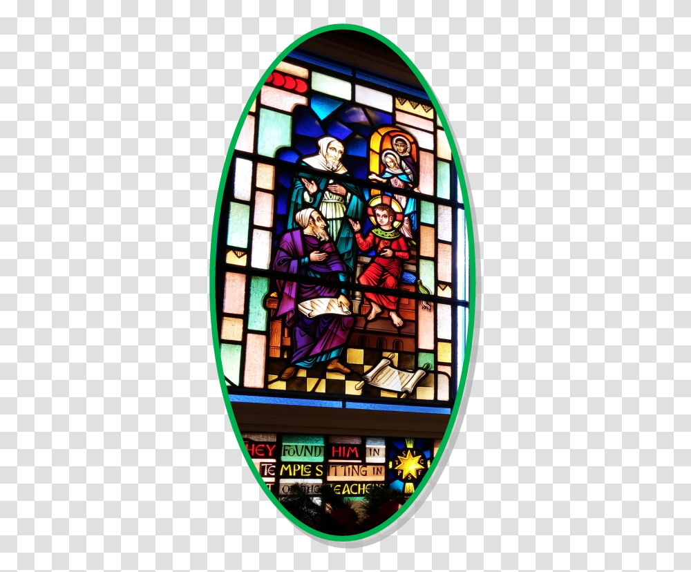 Stained Glass Windows St Francis Of Assisi Parish, Person, Human, Poster Transparent Png