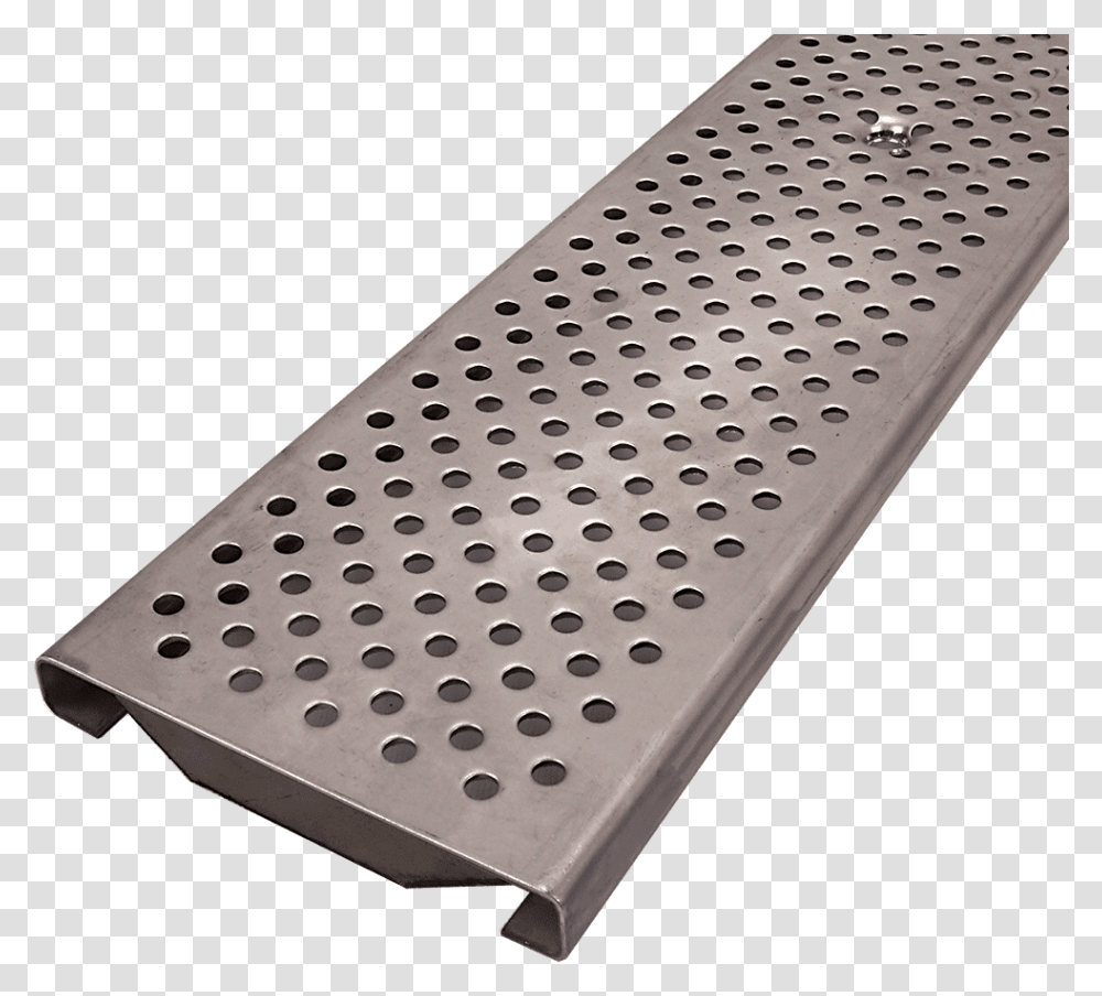Stainless Perforated Reinforced Grate Placa Pcr Em Tempo Real, Ramp, Machine, Aluminium, Rug Transparent Png