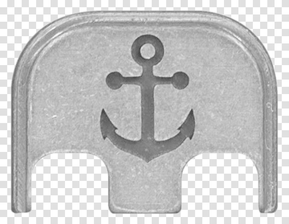 Stainless Steel Back Plate Emblem, Hook, Rug, Anchor Transparent Png