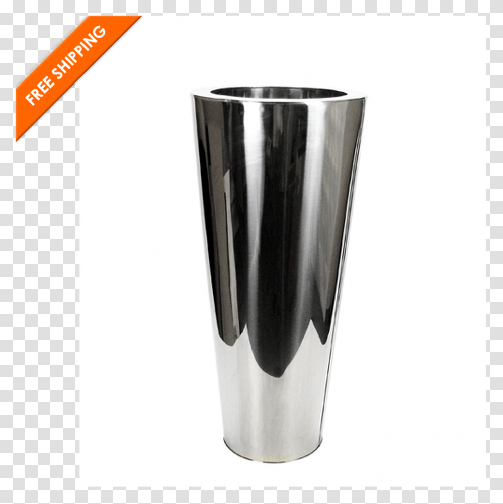 Stainless Steel Cone Planter Vase, Bottle, Shaker, Jar, Pottery Transparent Png
