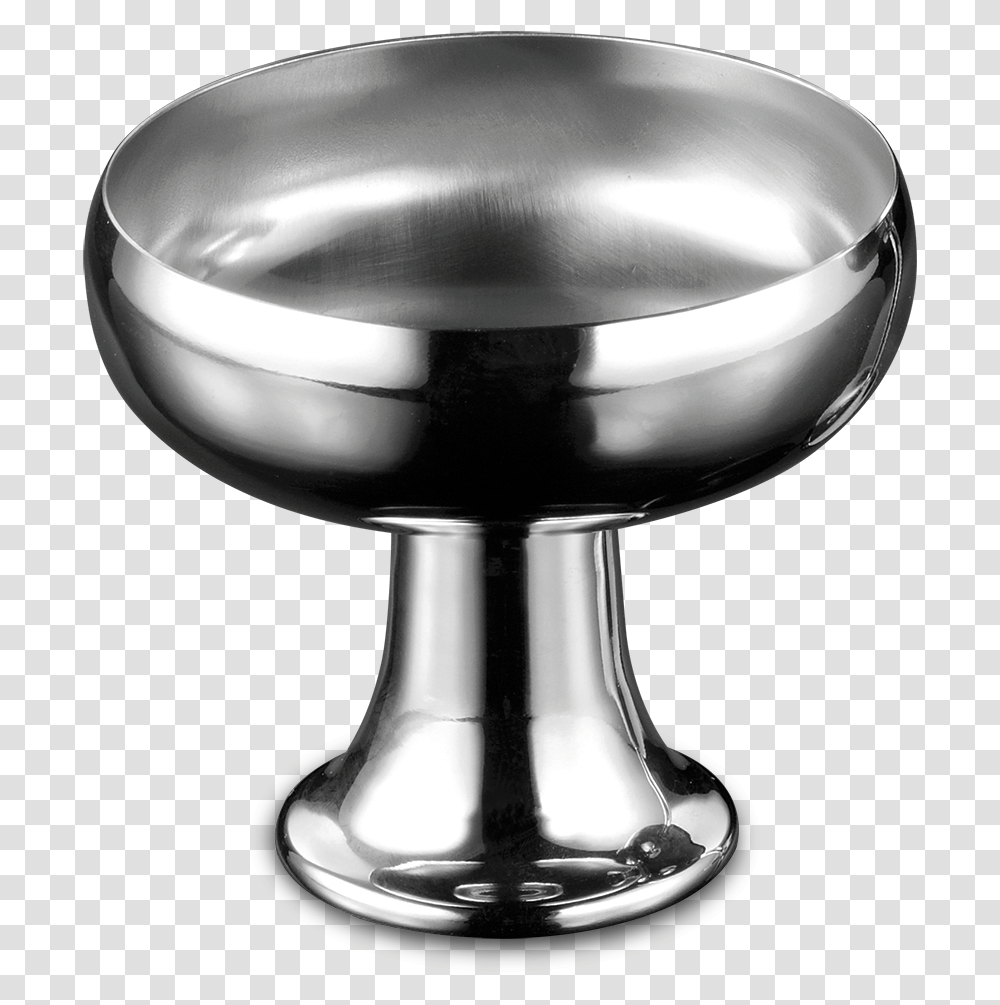 Stainless Steel Ice Cream Bowl, Lamp, Glass, Aluminium Transparent Png