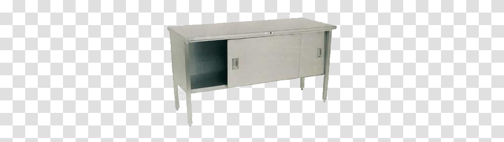 Stainless Steel Kitchen Island Sideboard, Furniture, Cabinet, Drawer, Table Transparent Png