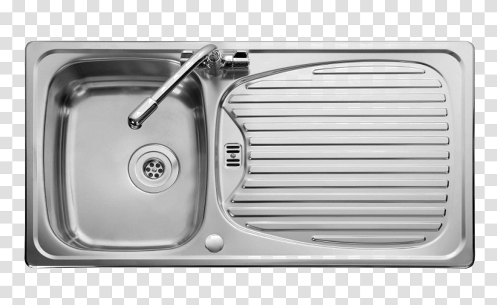 Stainless Steel Kitchen Sink Image Kitchen Basin Top View, Double Sink Transparent Png