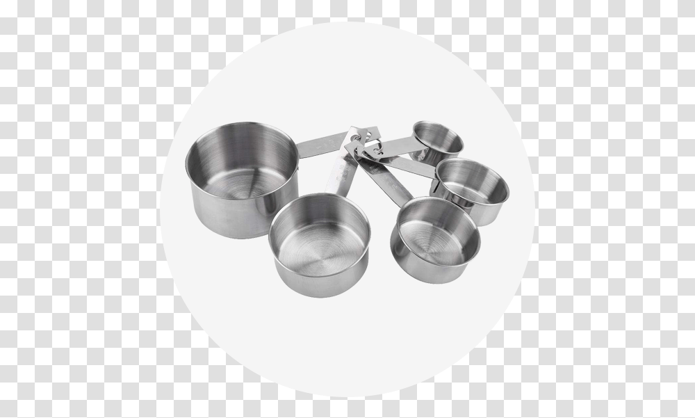 Stainless Steel Mixing Measuring Cup Set Stainless Steel Used Ing Cooking, Lamp, Aluminium, Bowl, Plot Transparent Png