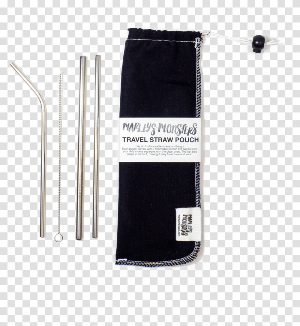 Stainless Steel Straws Travel SetClass Lazyload Wallet, Brush, Tool, Apparel Transparent Png
