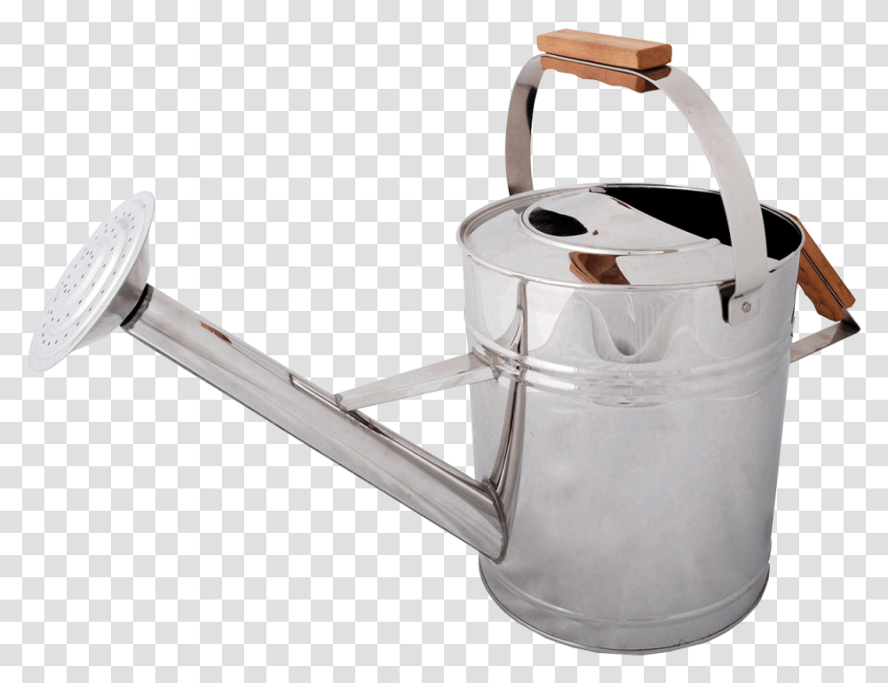 Stainless Steel Watering Can Stainless Watering Can, Tin, Sink Faucet, Mixer Transparent Png