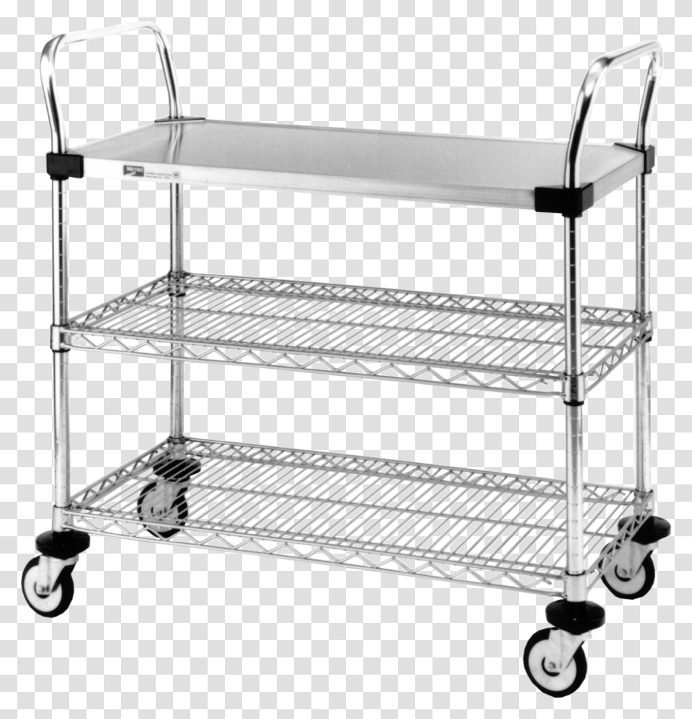 Stainless Steel Wire Cart, Shelf, Furniture, Crib, Stand Transparent Png