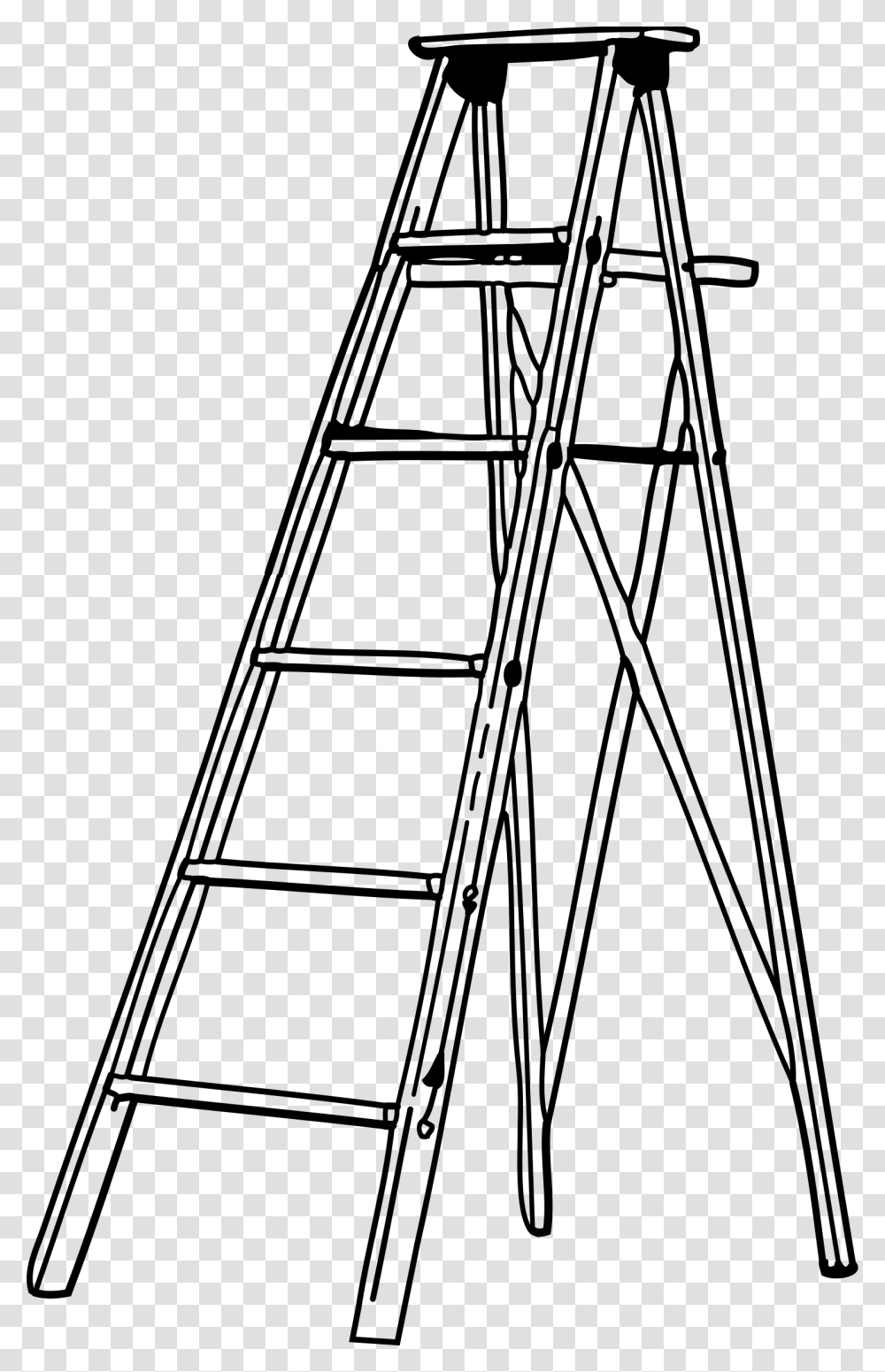 Staircase Clipart Black And White Ladder Clip Art, Gray, World Of Warcraft Transparent Png