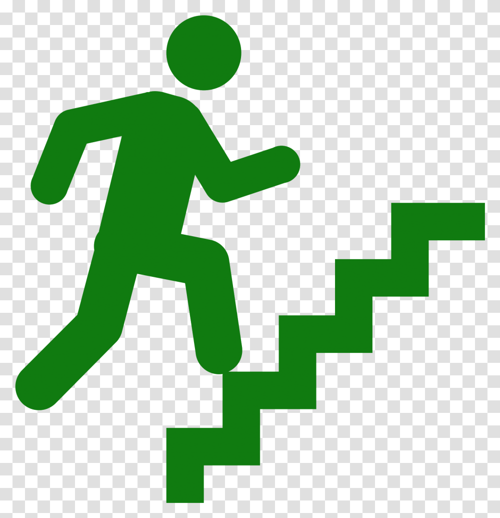Staircase Vector Next Step Background Stair Icon, Green, Pedestrian, Person, Human Transparent Png