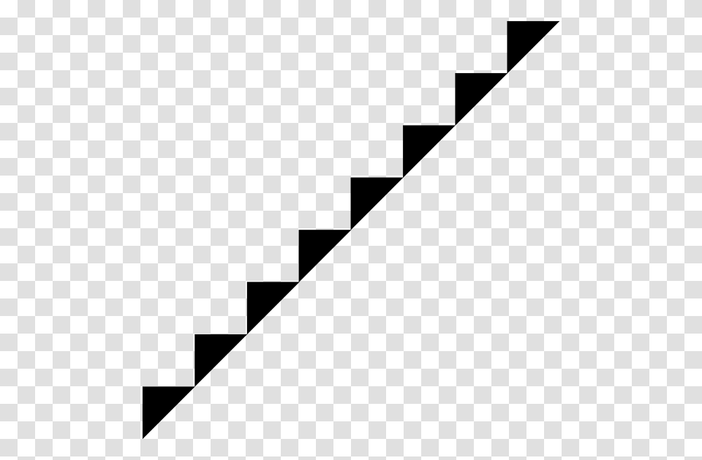 Stairs Clip Art At Monochrome, Triangle, Handrail Transparent Png