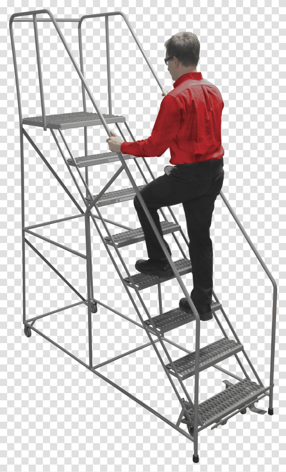 Stairs, Person, Human, Construction, Scaffolding Transparent Png
