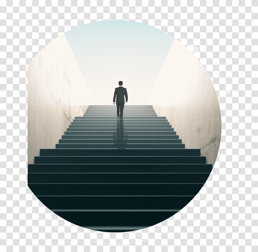 Stairs Silhouette Step Up Stairs, Person, Human, Staircase, Handrail Transparent Png
