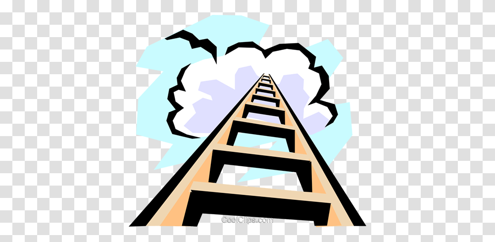 Stairway To Heaven Royalty Free Vector Clip Art Illustration, Railway, Transportation, Train Track Transparent Png