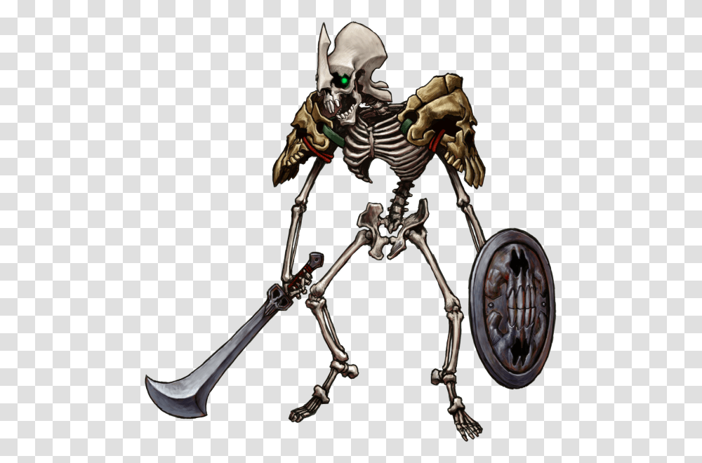 Stalfos Zelda Twilight Princess, Skeleton, Bow Transparent Png