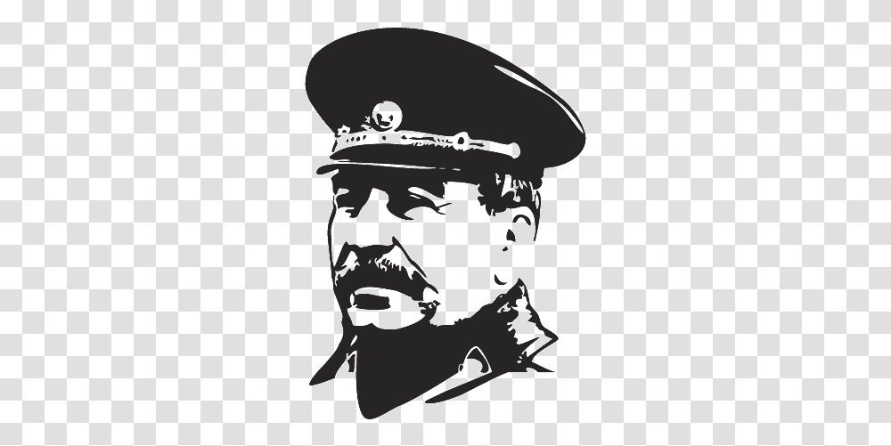 Stalin Black And White, Person, Goggles, Accessories, Stencil Transparent Png