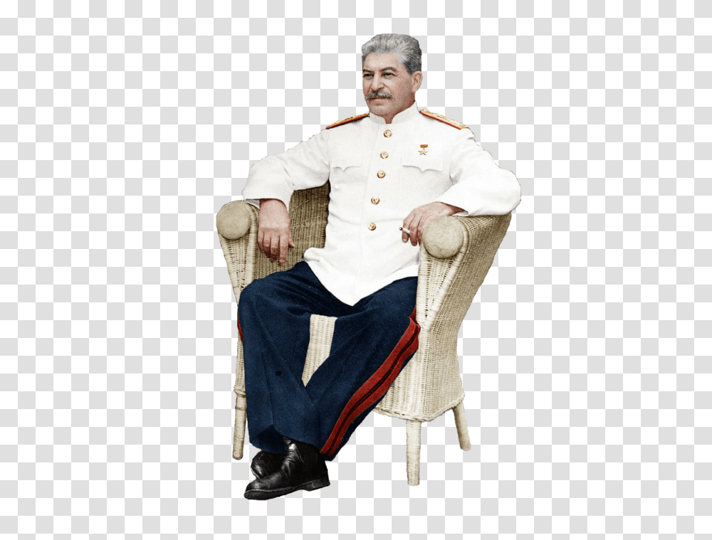Stalin, Celebrity, Chair, Furniture Transparent Png