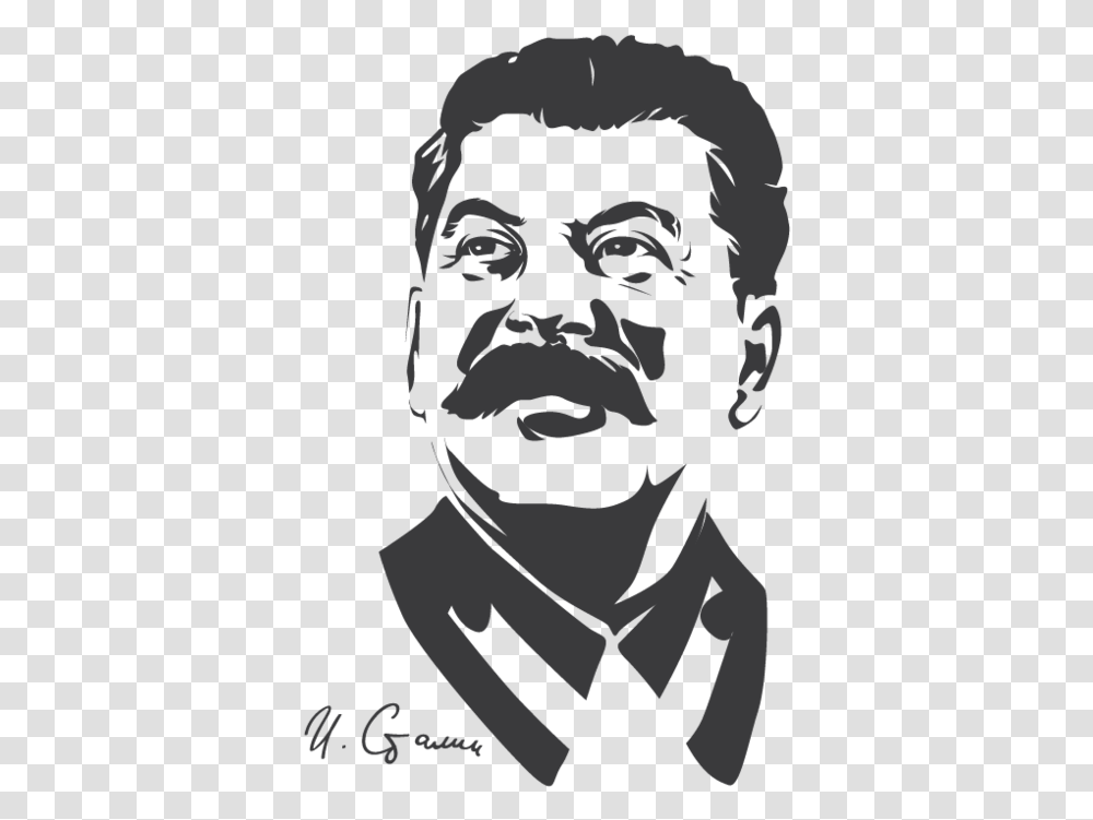 Stalin Face Background, Person, Human, Head, Stencil Transparent Png