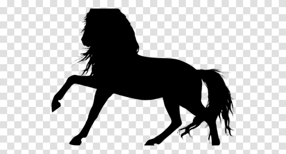 Stallion Clipart Silhouette Horse Silhouette Background, Gray, World Of Warcraft Transparent Png