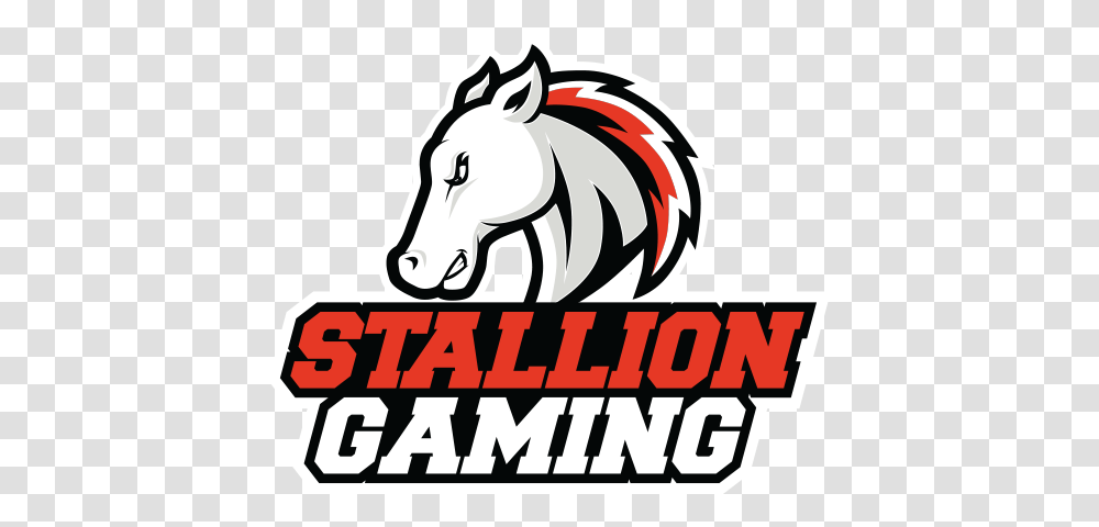 Stallion Gaminglogo Square Pro Gamer, Mammal, Animal, Text, Tree Transparent Png