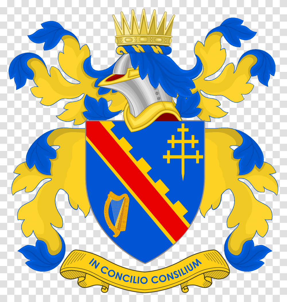Stamford Raffles Coat Of Arms Ant Coat Of Arms, Crowd, Dragon Transparent Png