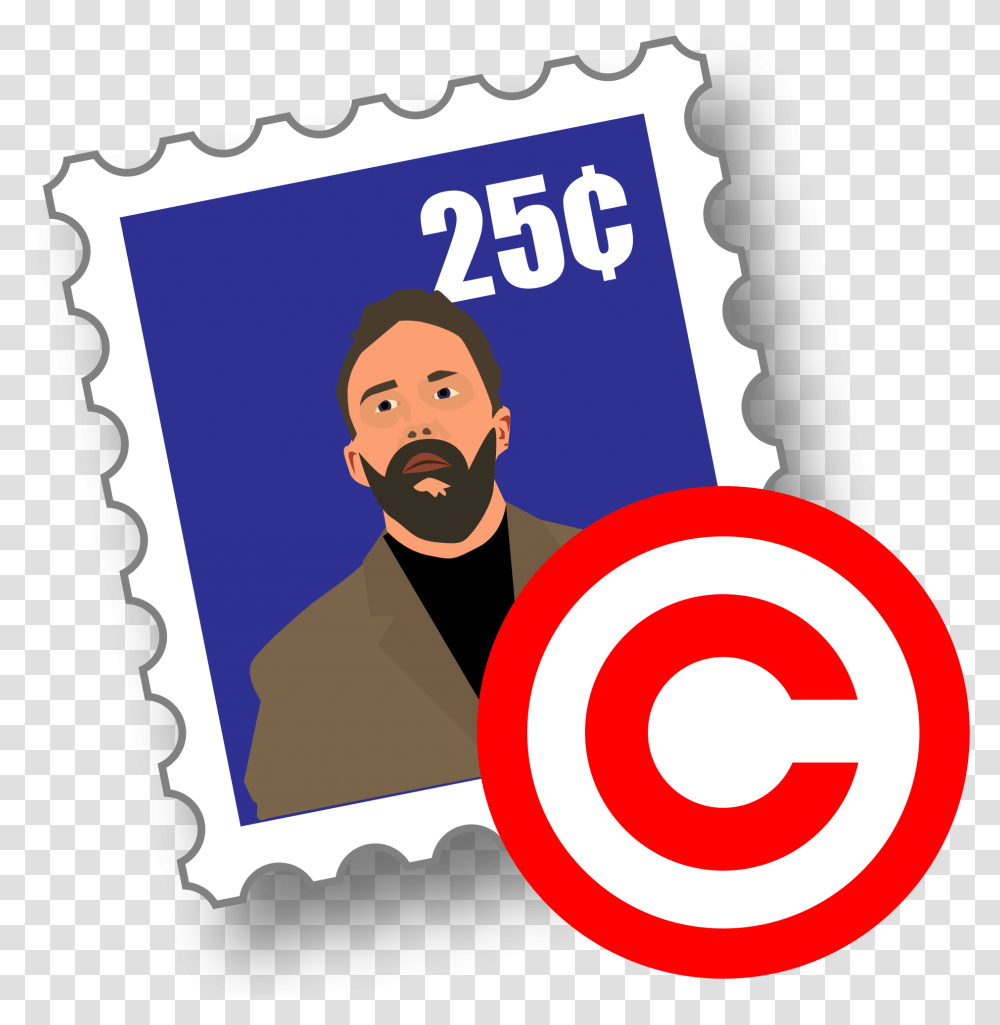 Stamp Clipart Generic Copyright Symbol Red, Label, Poster, Advertisement Transparent Png