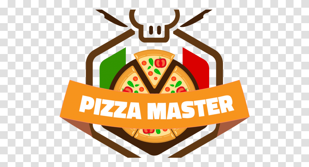 Stamp Clipart Pizza Logo Master Pizza Vector Logo Pizzas, Bulldozer, Symbol, Trademark, Meal Transparent Png