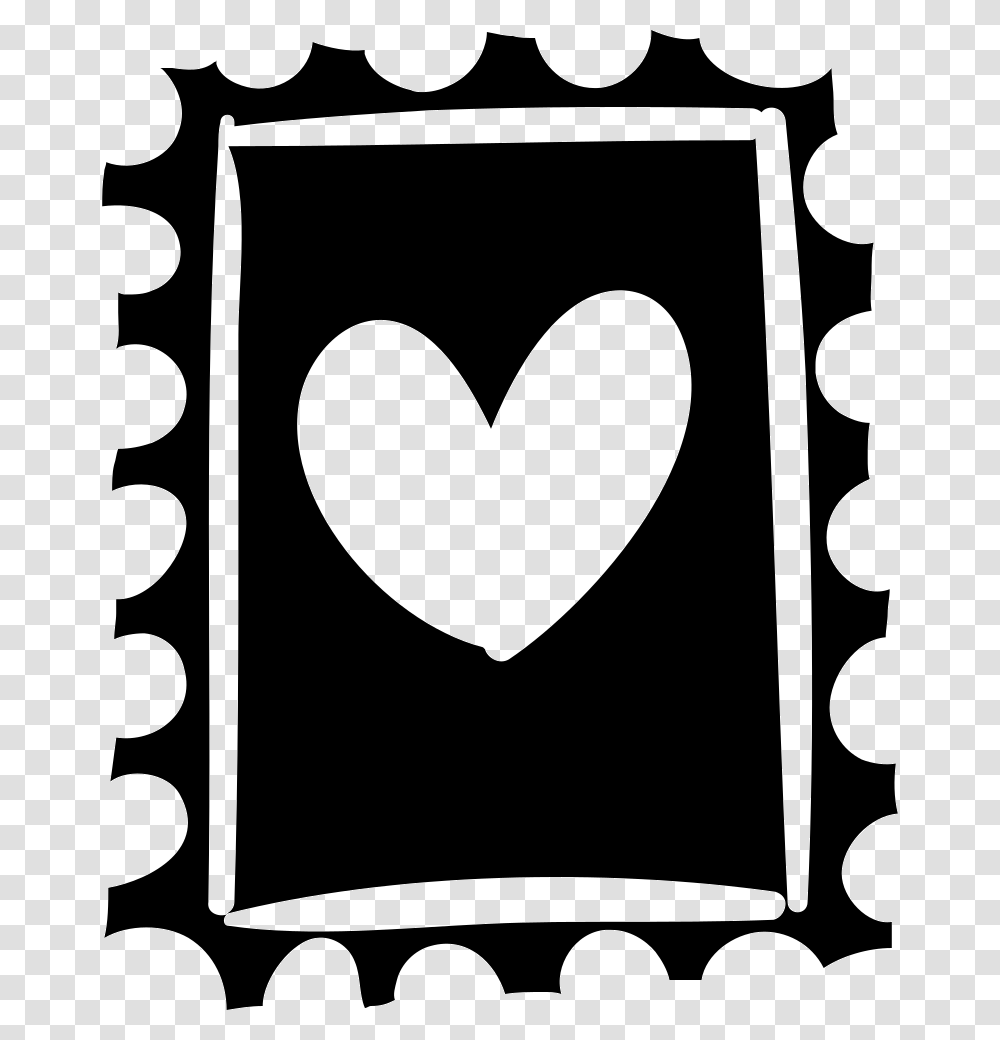 Stamp With Heart Drawing Portable Network Graphics, Stencil, Pillow, Cushion Transparent Png