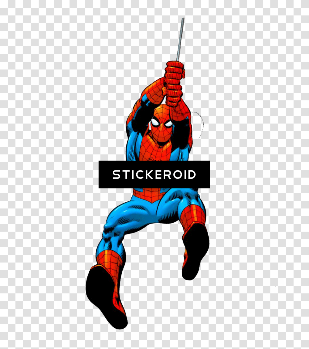 Stan Lee Spiderman Clipart Spider Man Comic, Person, Hand, Pants Transparent Png