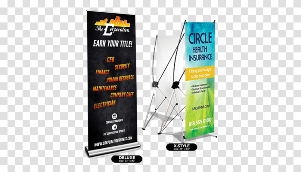 Stand Banner A Style, Advertisement, Poster, Flyer, Paper Transparent Png