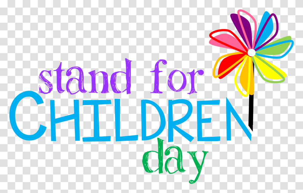 Stand For Children Day, Label, Plant, Flower Transparent Png