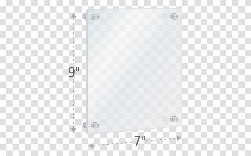 Stand Off Frame Sign Holder, White Board Transparent Png