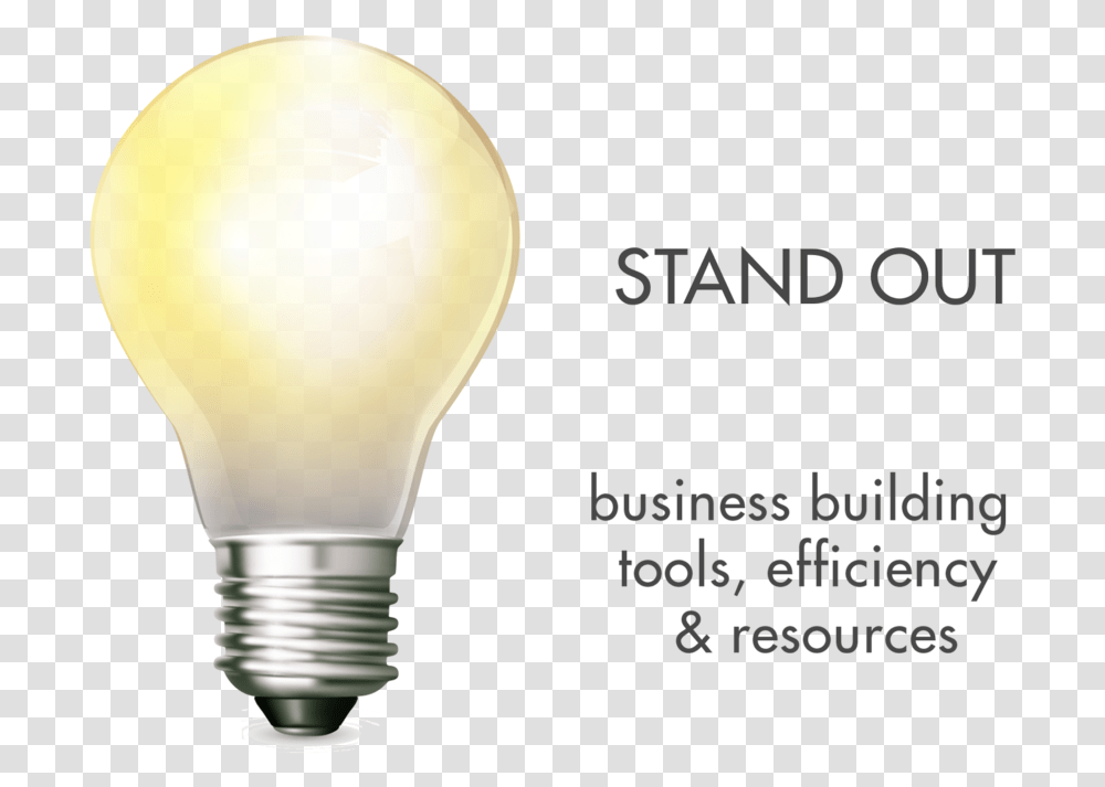 Stand Out Block Incandescent Light Bulb, Lamp, Lightbulb Transparent Png