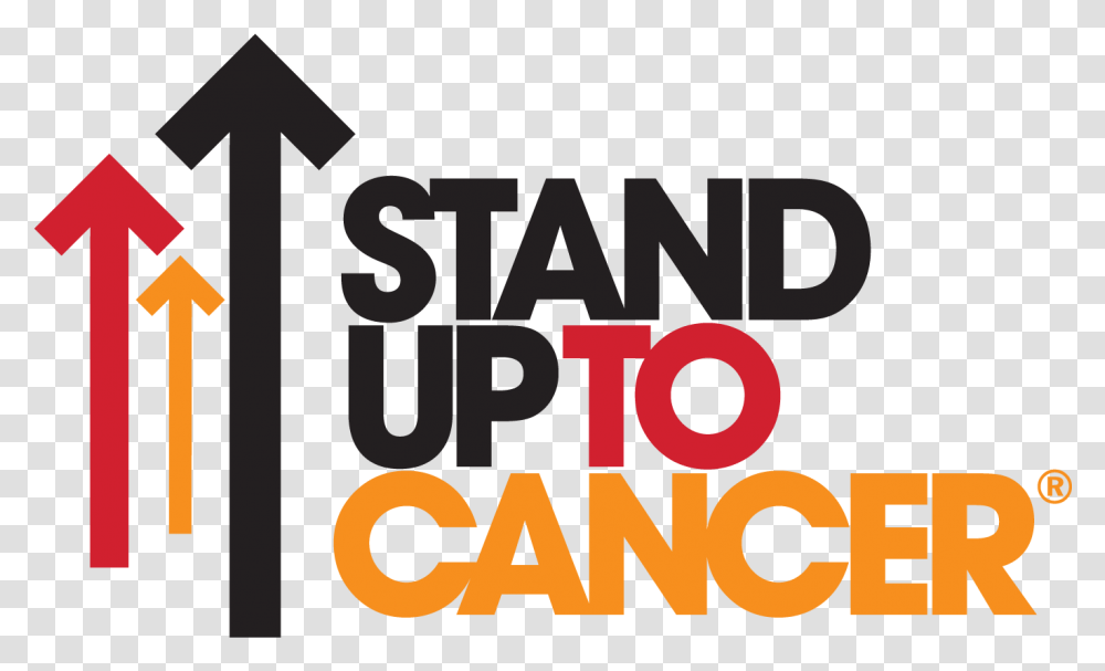 Stand Up To Cancer Logos Non Profit Organization Logo, Text, Alphabet, Word, Face Transparent Png