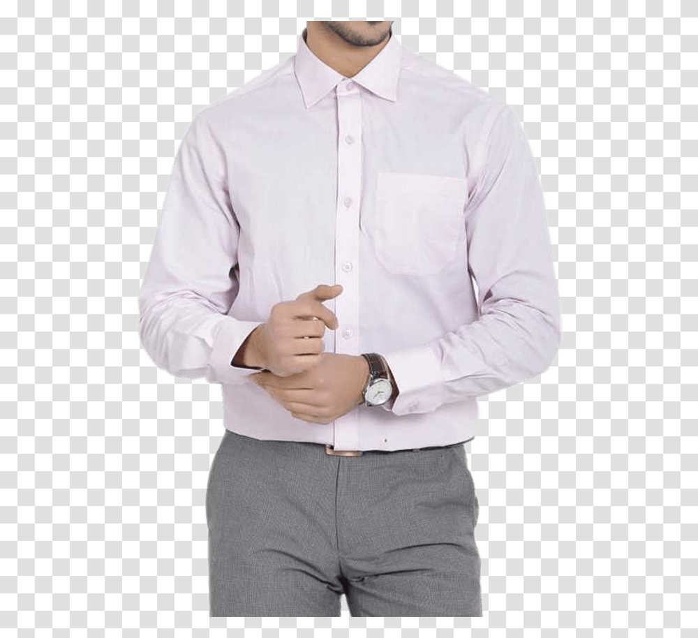 Standard Button Down Shirt Gentleman, Apparel, Dress Shirt, Person Transparent Png