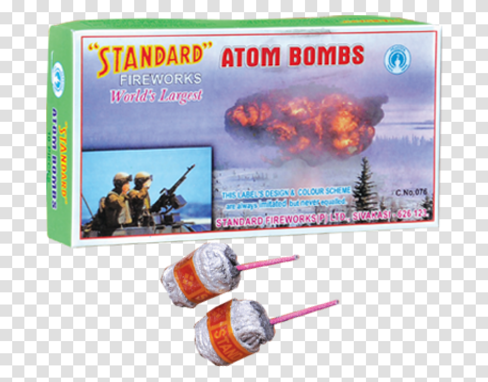 Standard Fireworks Atom Bomb Standard Fireworks, Person, Human, Weapon Transparent Png