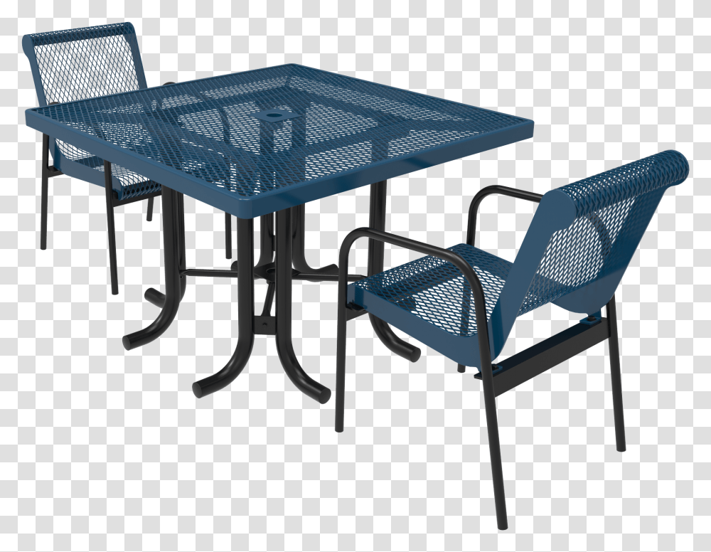 Standard Metal Square Patio Table, Expanded Metal Patio Furniture