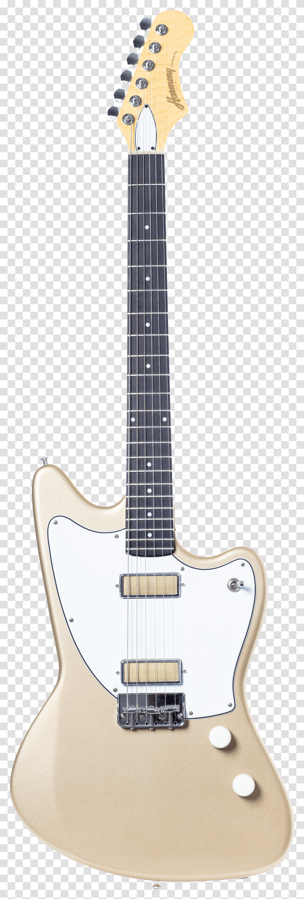 Standard Silhouette Electric Guitar Champagne Electric Guitar Transparent Png