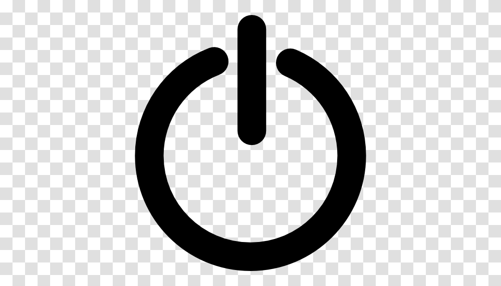 Standby Power Button, Sign, Stencil Transparent Png