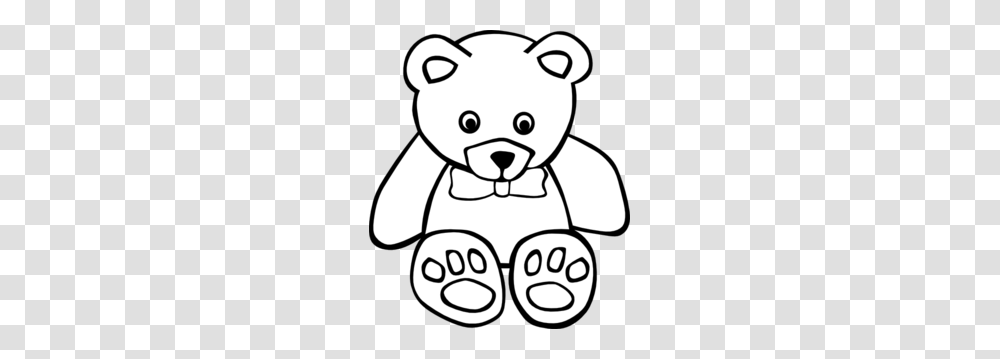 Standing Bear Outline, Toy, Plush, Snowman, Winter Transparent Png