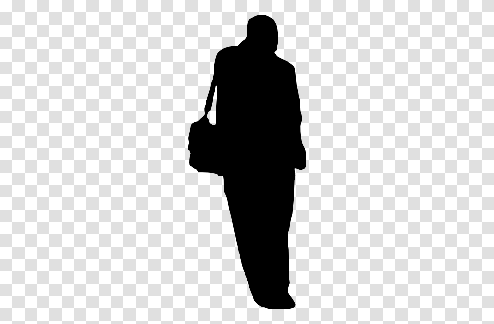 Standing Business Man Silhouette Clip Art, Person, Human, Stencil, Photography Transparent Png