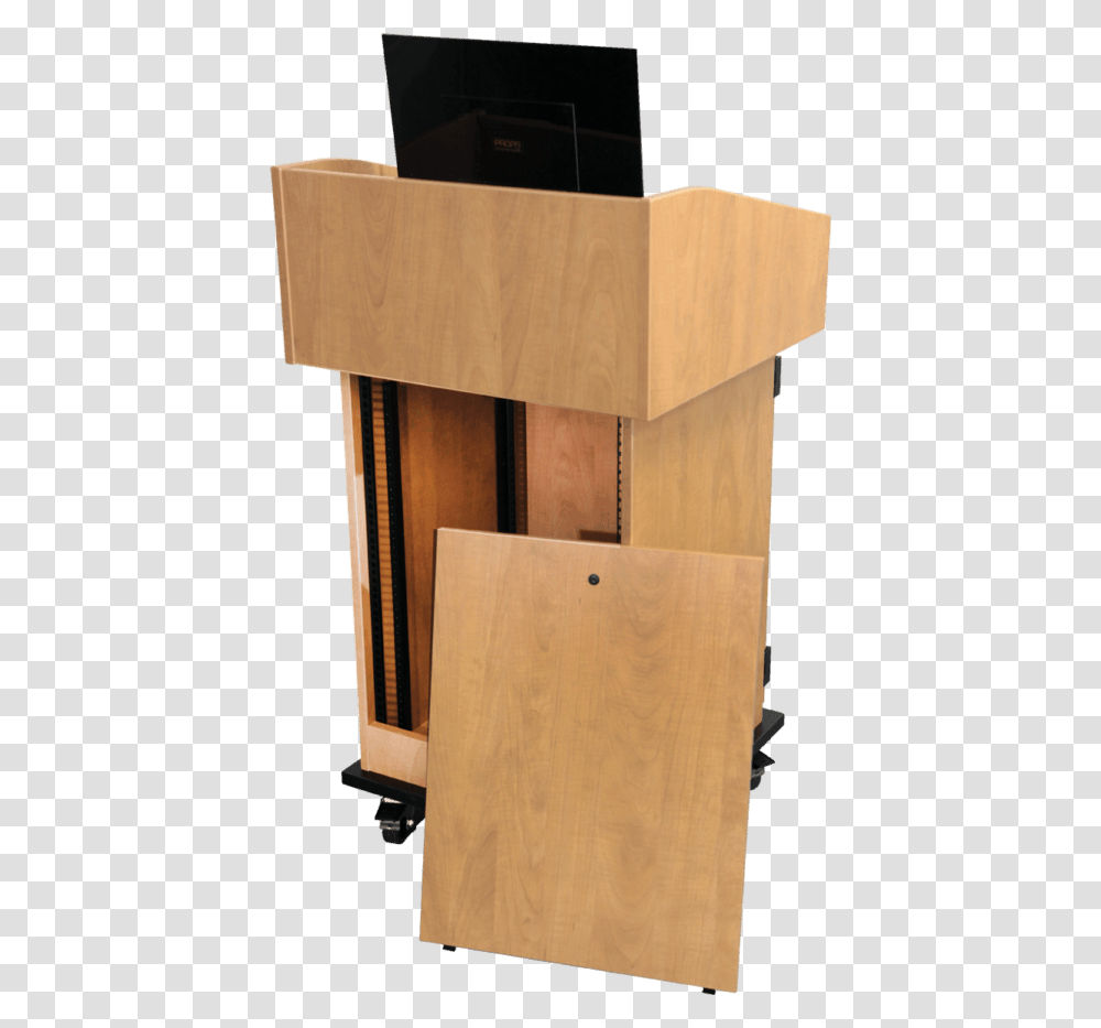 Standing Desk, Plywood, Box, Crate, Furniture Transparent Png