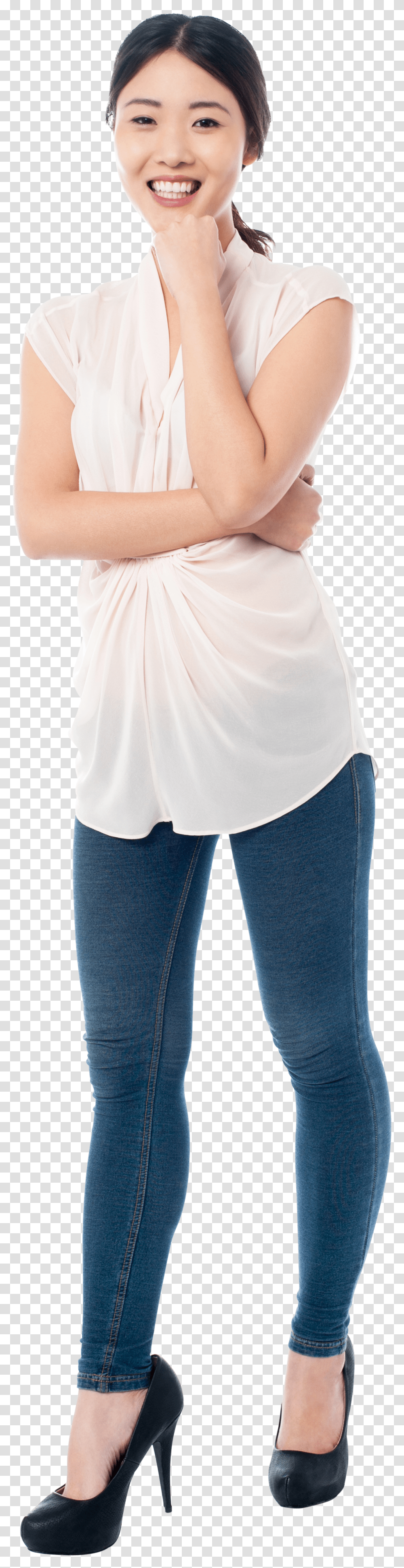 Standing Girl Image, Apparel, Person, Human Transparent Png