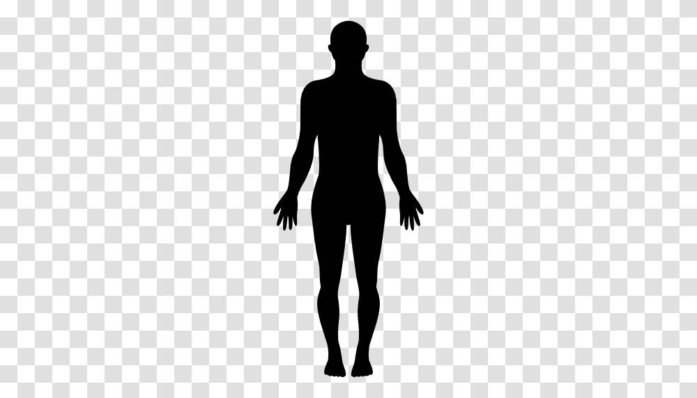Standing Human Body Silhouette, Person, Stencil, Pants Transparent Png