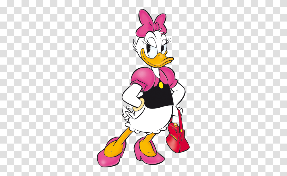 Standing Image Of Daisy Duck Dolly Duck, Art, Graphics, Book, Comics Transparent Png