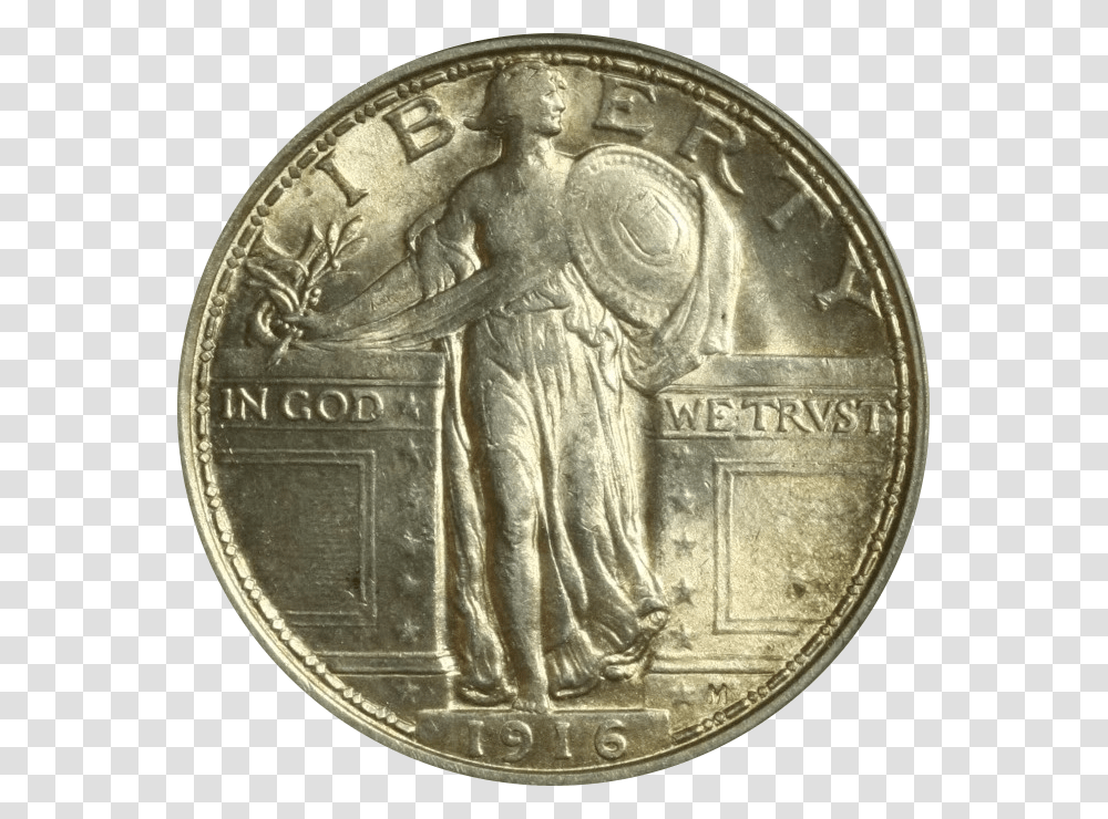 Standing Liberty Quarter Obverse 1 Quarter Without George Washington, Coin, Money, Dime, Nickel Transparent Png