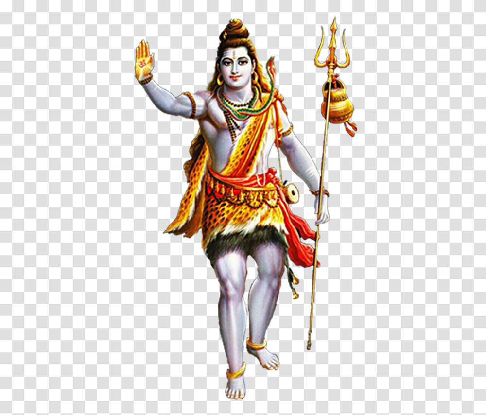 Standing Lord Shiva With Trisul Shiva, Person, Leisure Activities, Crowd, Carnival Transparent Png