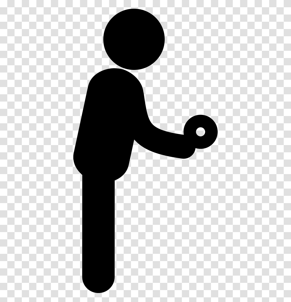Standing Man Silhouette Holding A Disc Best Fake Friend Forever, Stencil, Label, Light Transparent Png
