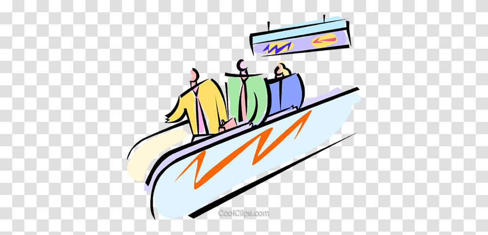 Standing On A Moving Sidewalk Royalty Free Vector Clip Art, Watercraft, Vehicle, Transportation, Vessel Transparent Png